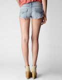 JOEY LOW RISE DENIM CUT OFF WOMENS SHORT